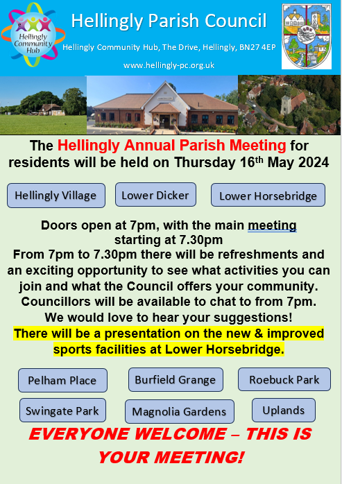 Annual Meeting of Hellingly Parish